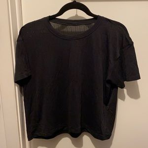 Lululemon mesh crop top
